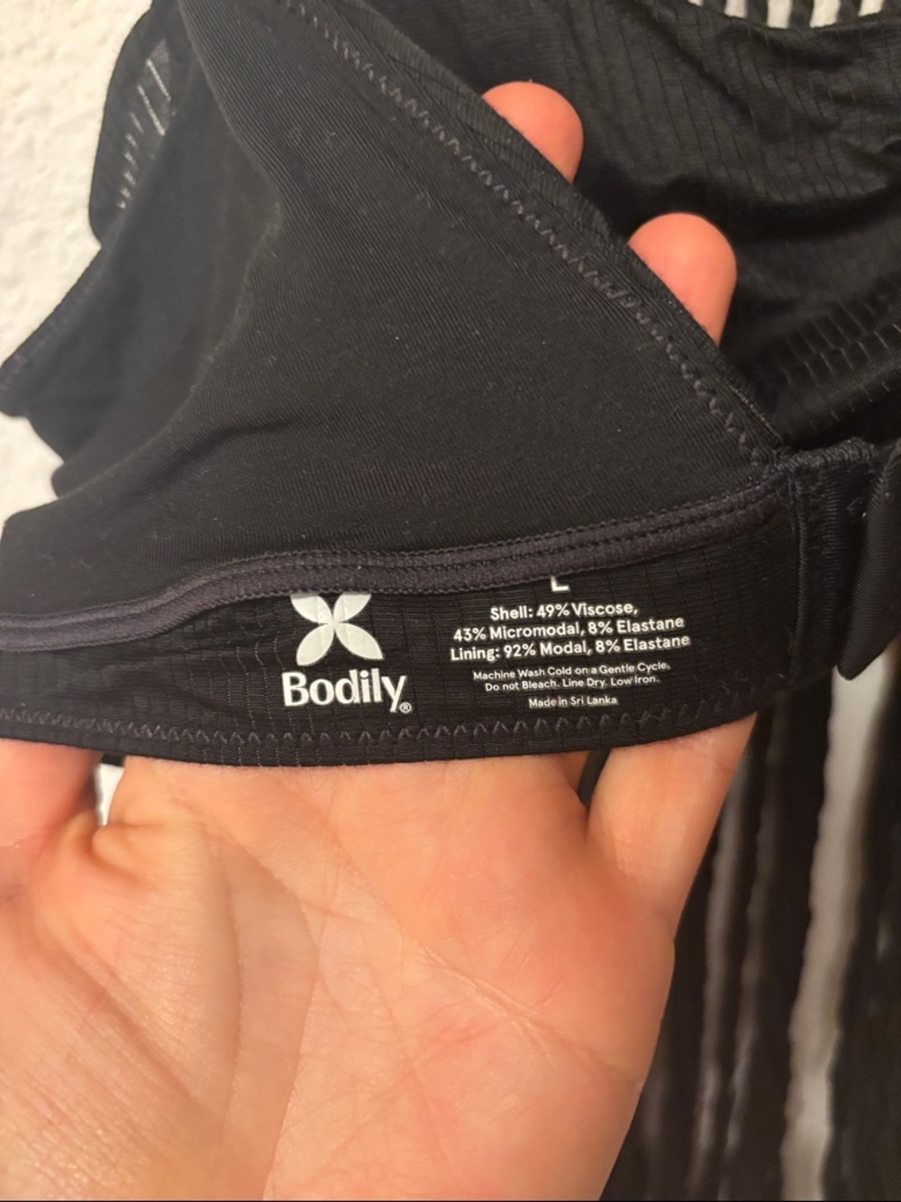 Black Nursing/Clip-Down Sports Bra - Picture 4 of 4